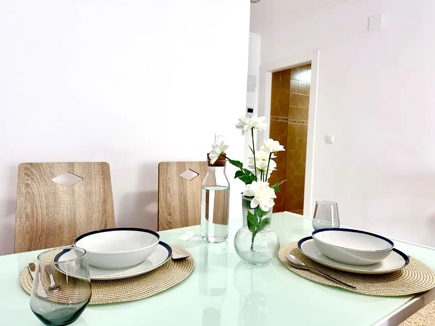 Dining room of Flat for rent in Algeciras  with Balcony