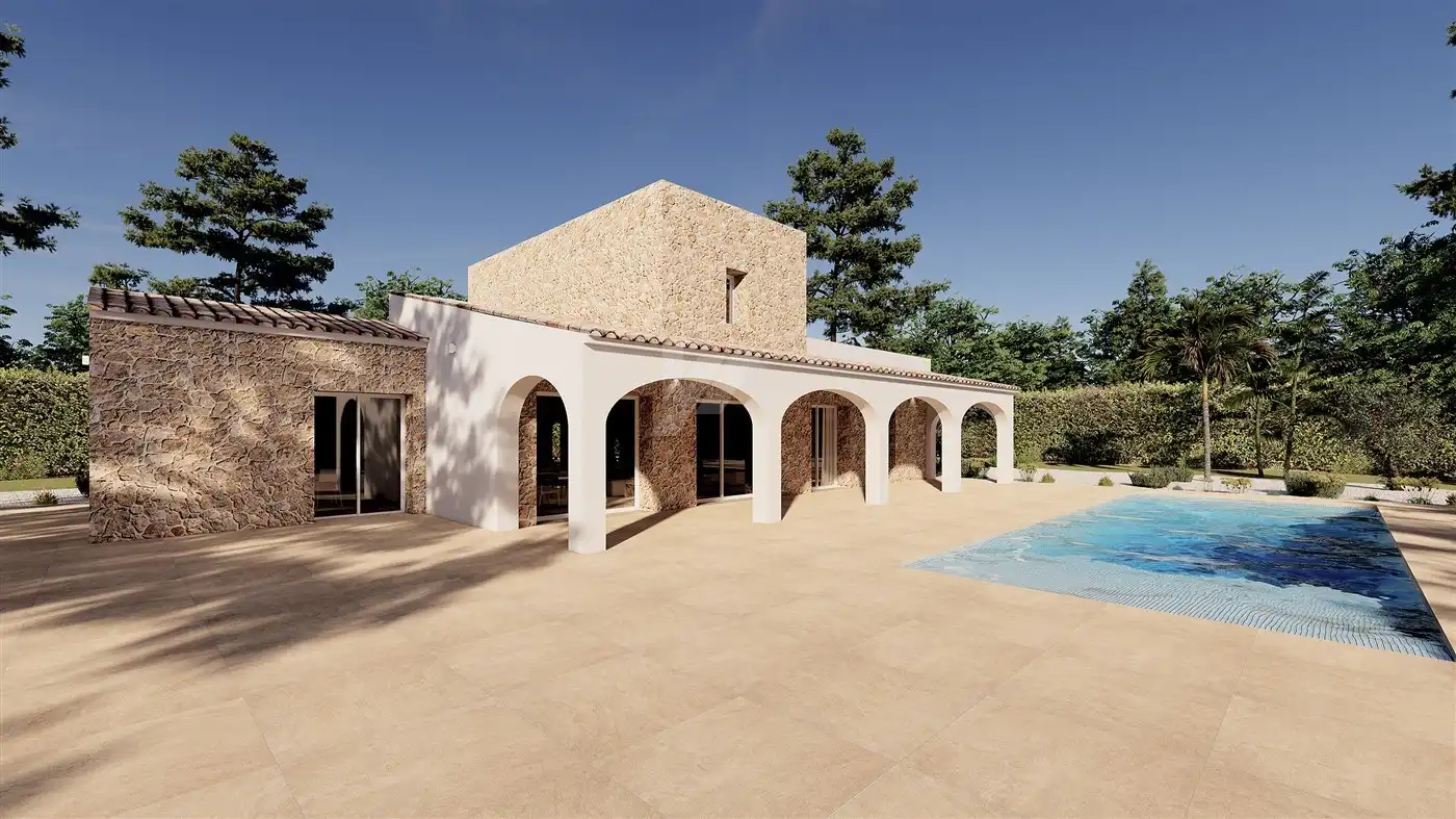Country house with pool for sale in Benissa pueblo