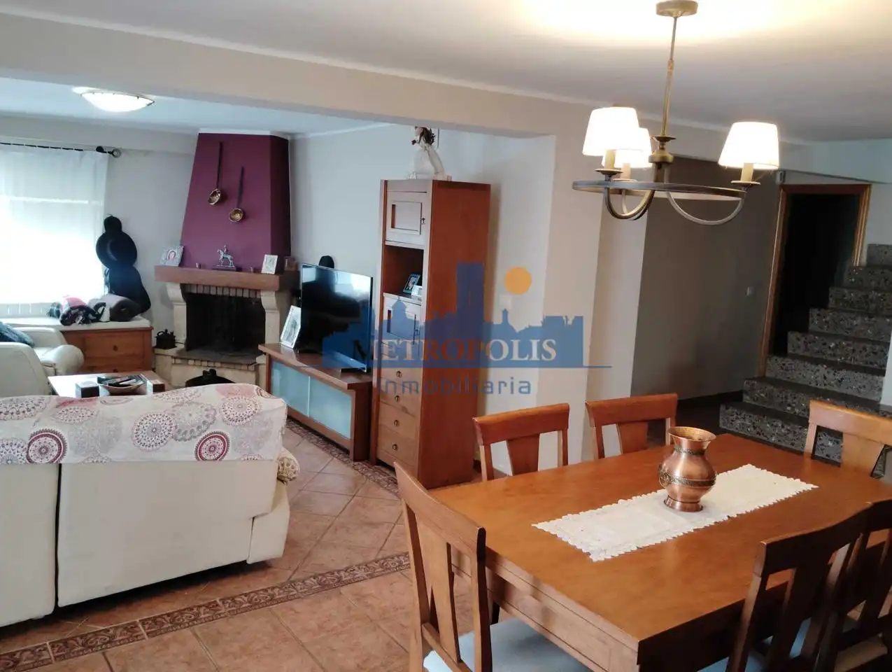 Sala de estar de Casa o chalet en venta en Vila-real con Aire acondicionado, Terraza y Amueblado