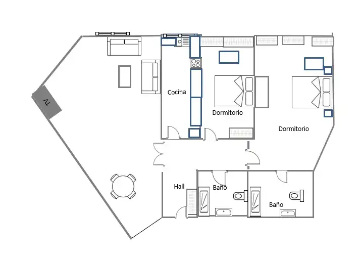Flat for sale in Calle Barrio de Arriba, 48, Centro