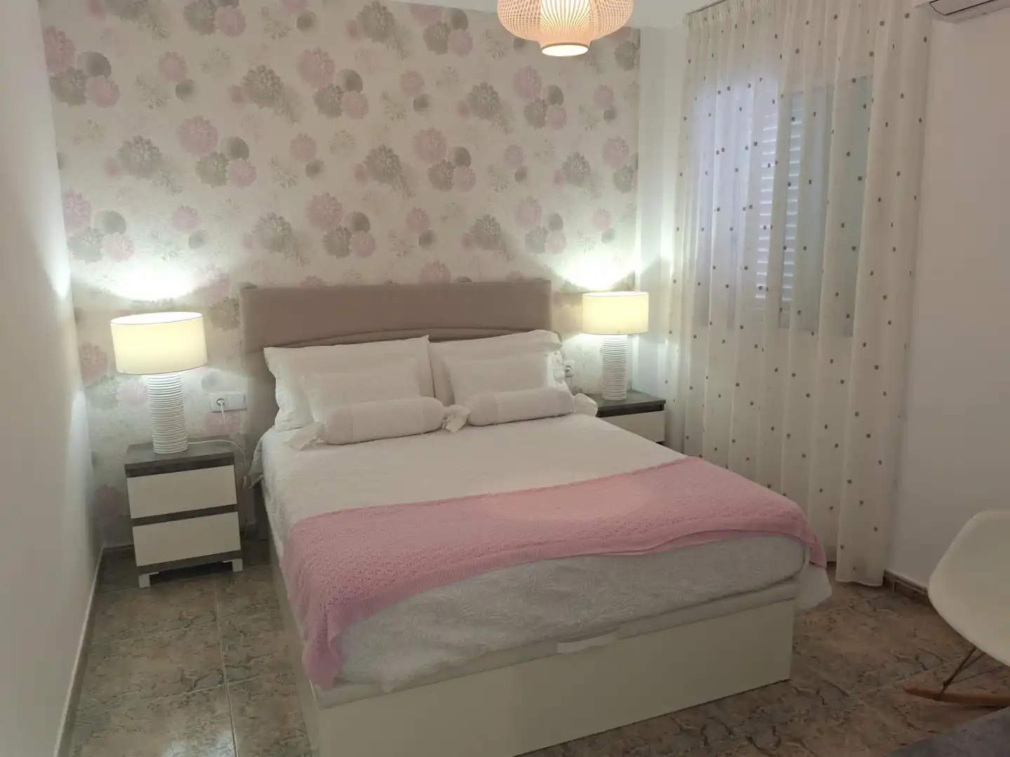 Schlafzimmer von Einfamilien-Reihenhaus zum Verkauf in Oropesa del Mar / Orpesa mit Klimaanlage und Balkon