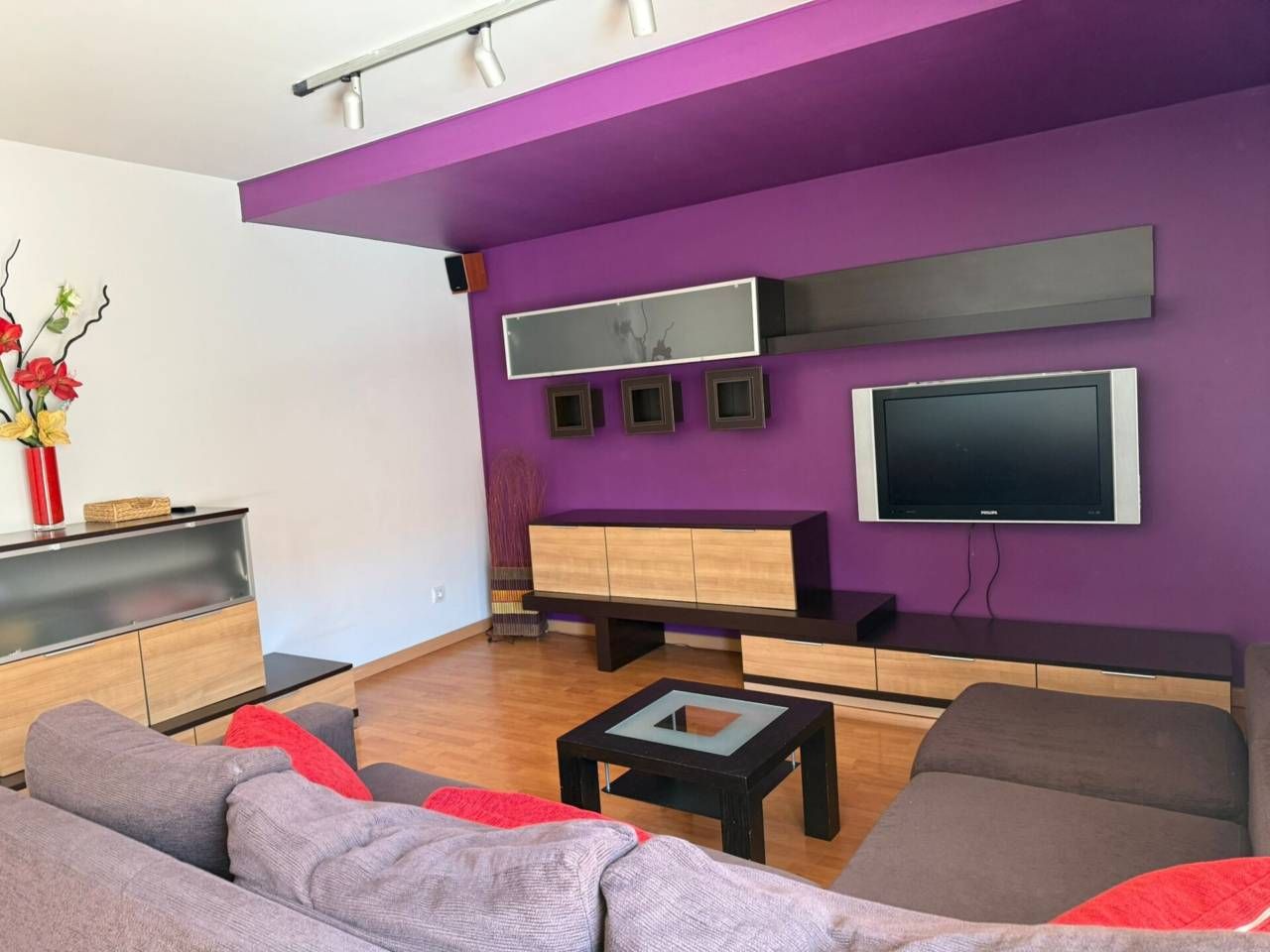 Sala d'estar de Pis de lloguer en Manresa amb Aire condicionat, Calefacció i Parquet