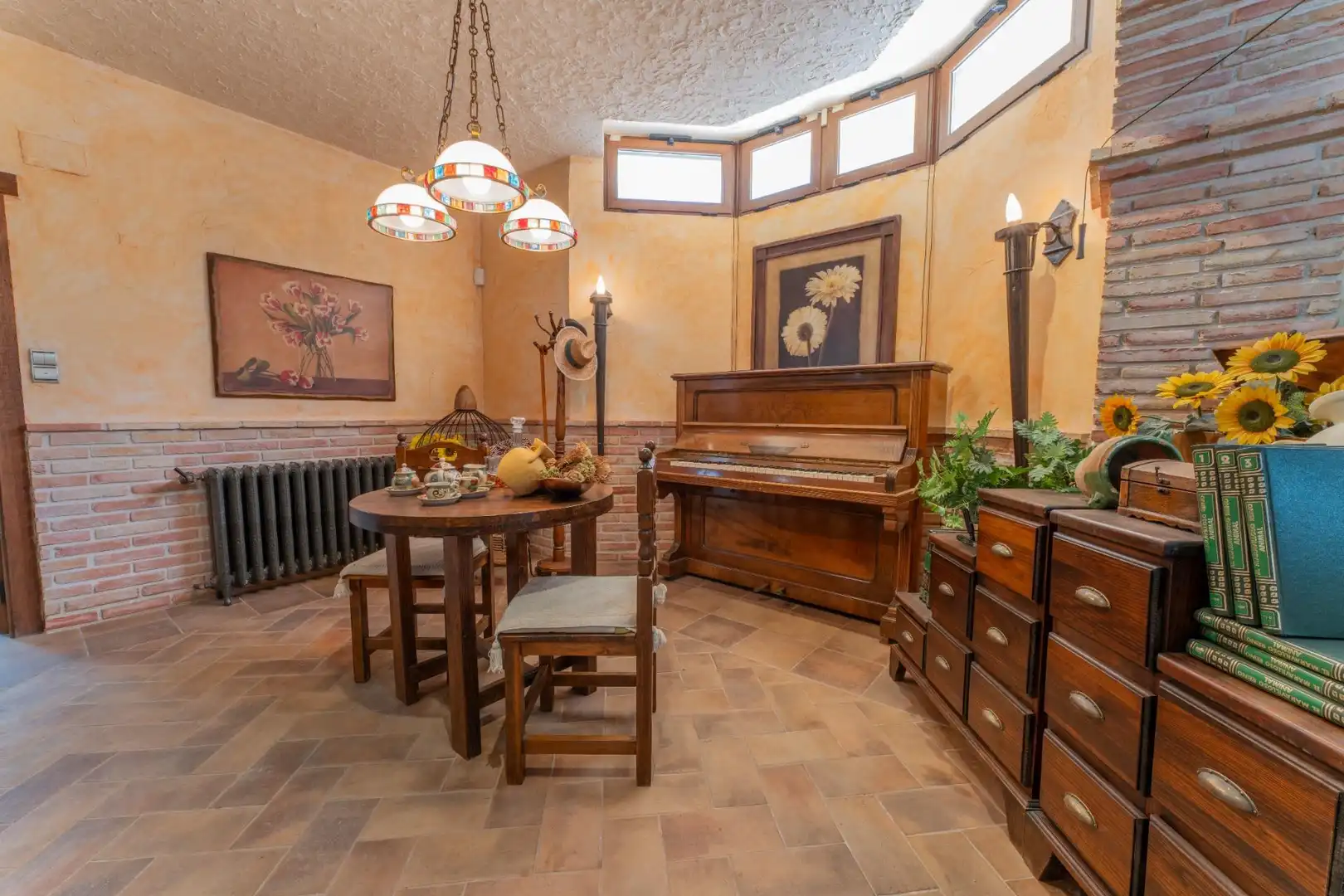 Dining room of Houses for sale in Elche / Elx  with Air Conditioner, Heating and Private garden