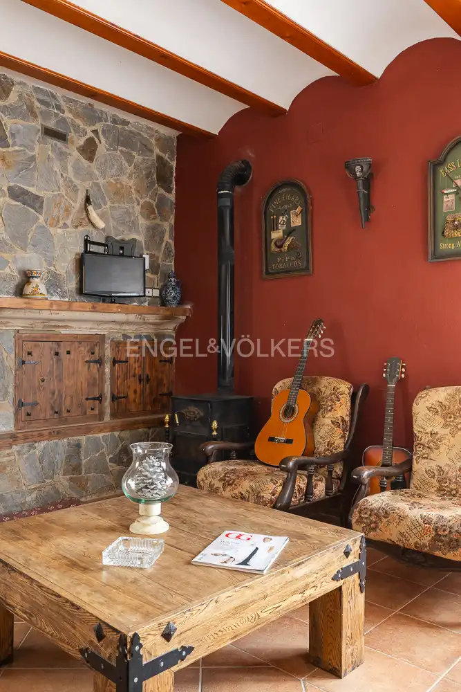 Sala de estar de Casa o chalet en venta en Casinos con Calefacción, Jardín privado y Terraza
