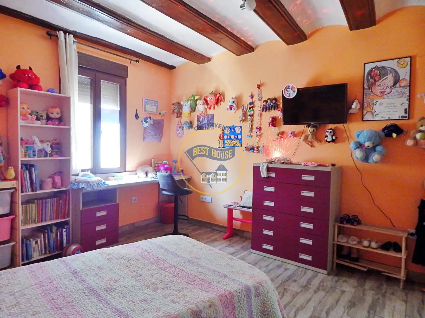 Dormitori de Casa o xalet en venda en Bocairent amb Terrassa i Balcó