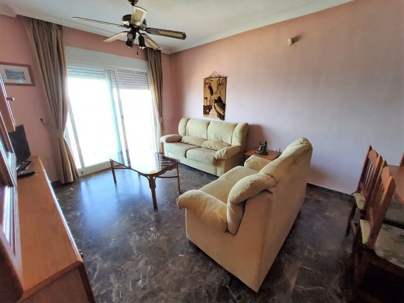 Sala de estar de Piso de alquiler en Fuengirola con Terraza y Amueblado