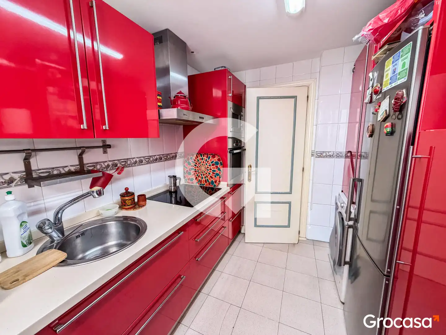 Küche von Dachboden zum Verkauf in Rincón de la Victoria mit Privatgarten, Terrasse und Ofen
