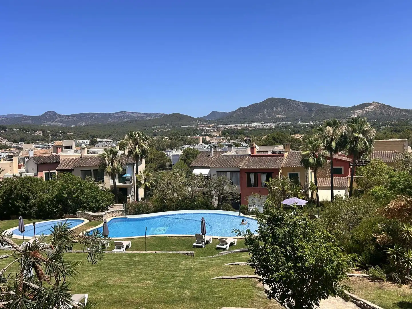 Garten von Wohnung zur Miete in Calvià mit Klimaanlage, Terrasse und Möbliert