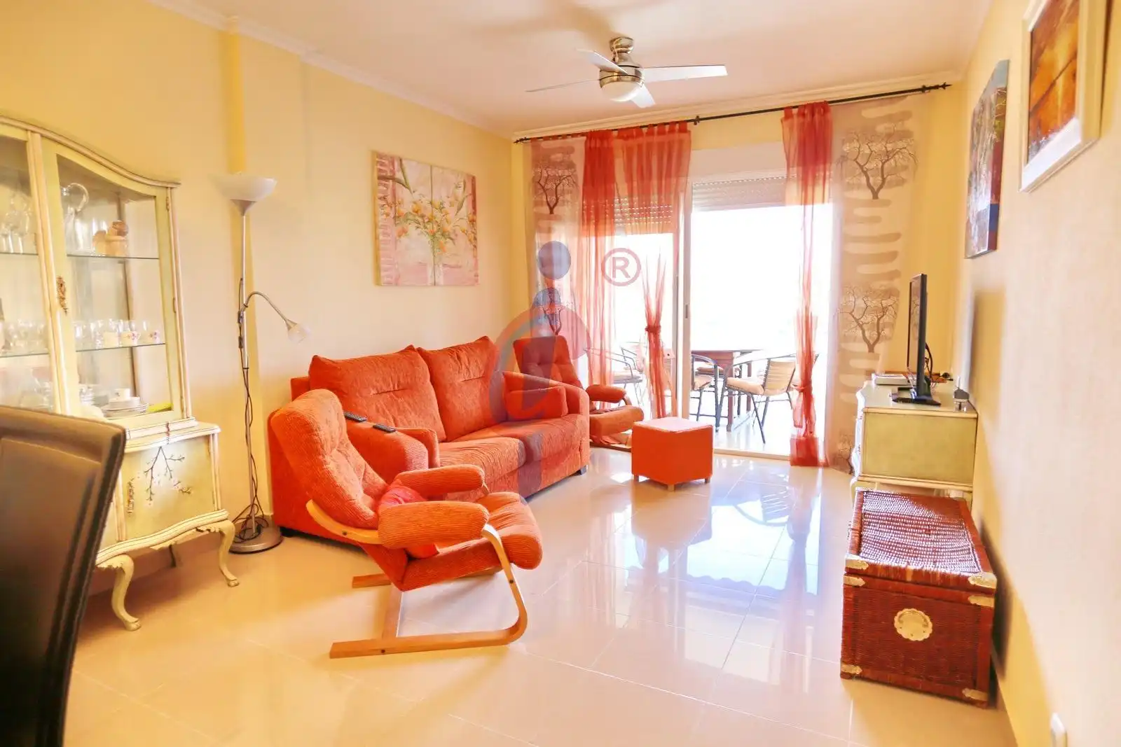 Sala de estar de Apartamento en venta en Guardamar del Segura con Jardín privado, Terraza y Trastero