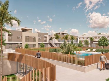 Neubau-Doppelhaushälfte mit Pool zum Verkauf in Calle Azucena