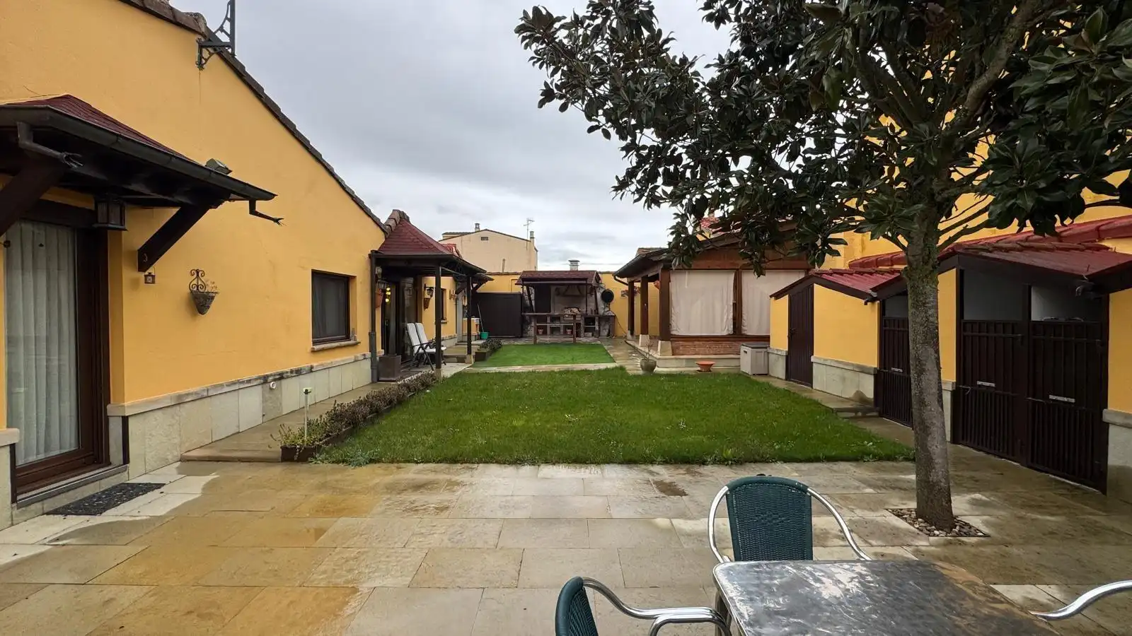 Terraza de Casa o chalet en venta en Herrera de Pisuerga con Calefacción, Jardín privado y Parquet