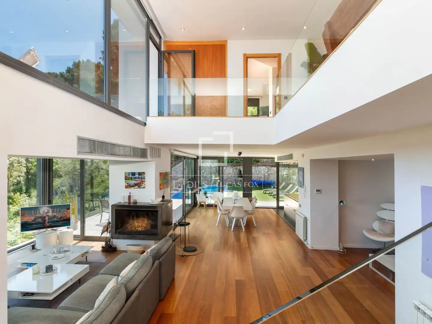 Wohnzimmer von Haus oder Chalet zum Verkauf in Begur mit Klimaanlage, Heizung und Privatgarten