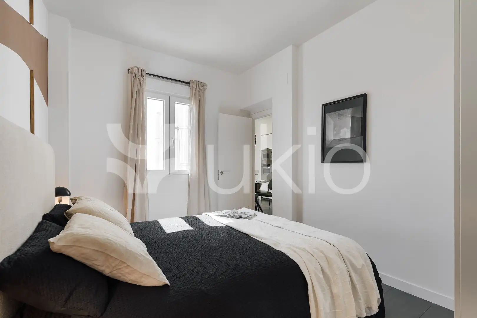 Habitación de Apartamento de alquiler en Madrid con Aire acondicionado, Calefacción y Terraza