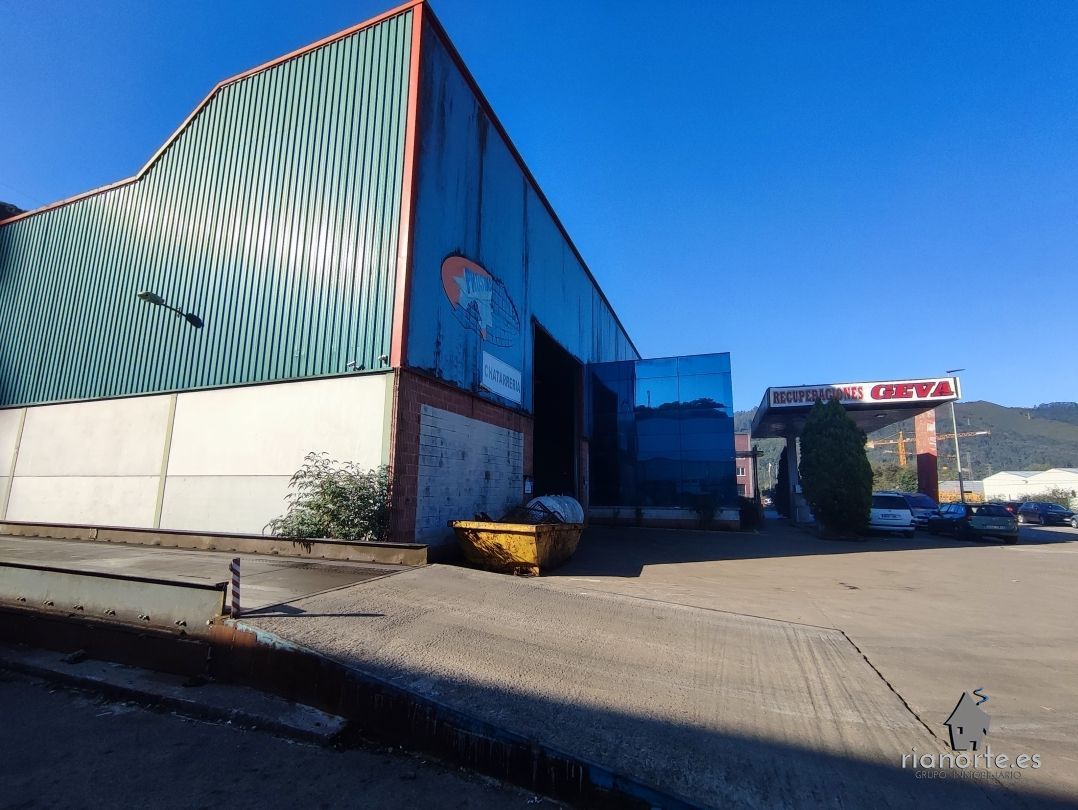 Exterior view of Industrial buildings for sale in Langreo
