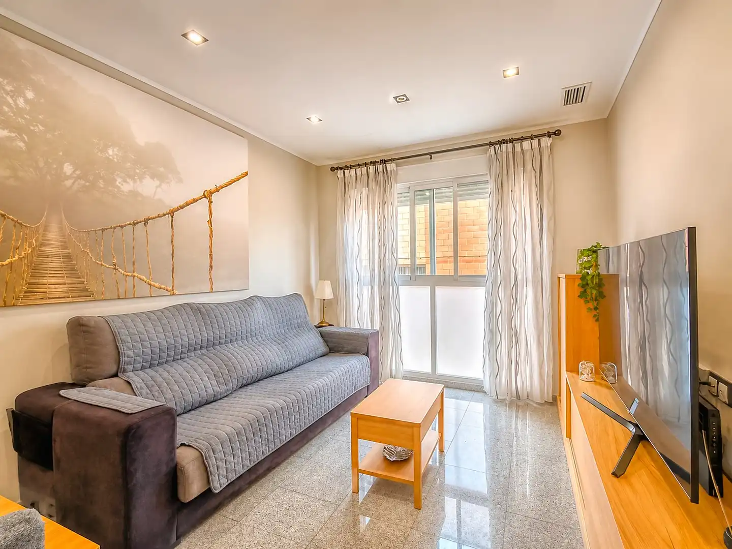 Living room of Flat for sale in Petrer  with Air Conditioner and Heating