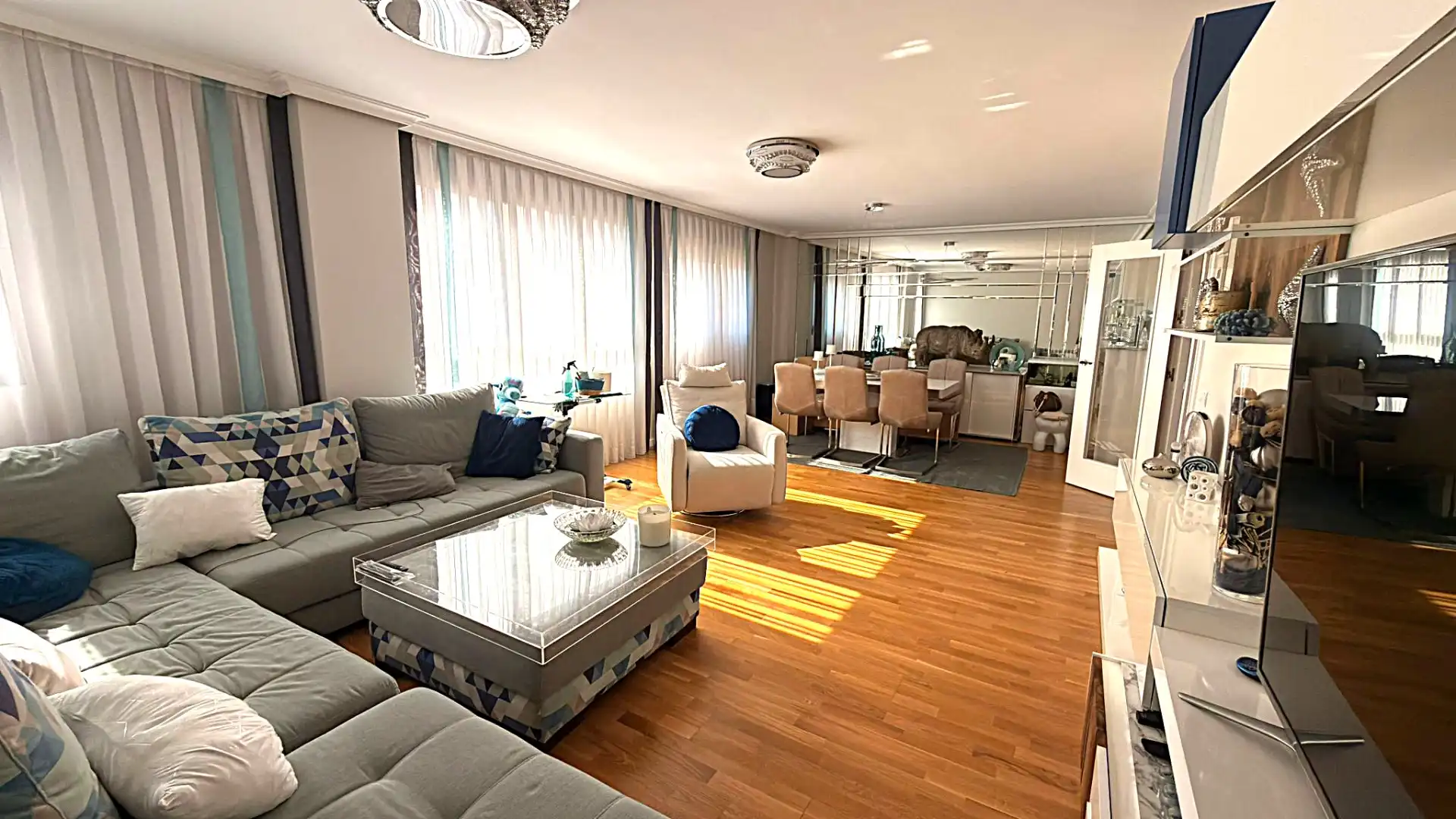 Sala d'estar de Pis en venda en Getafe amb Aire condicionat, Calefacció i Jardí privat
