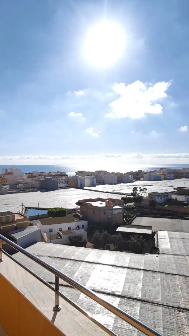 Exterior view of Attic for sale in Roquetas de Mar  with Air Conditioner, Terrace and Furnished