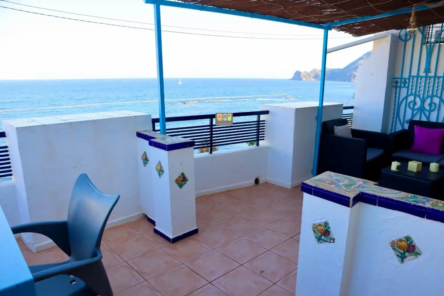 Terrasse von Dachboden zur Miete in Altea mit Terrasse und Möbliert