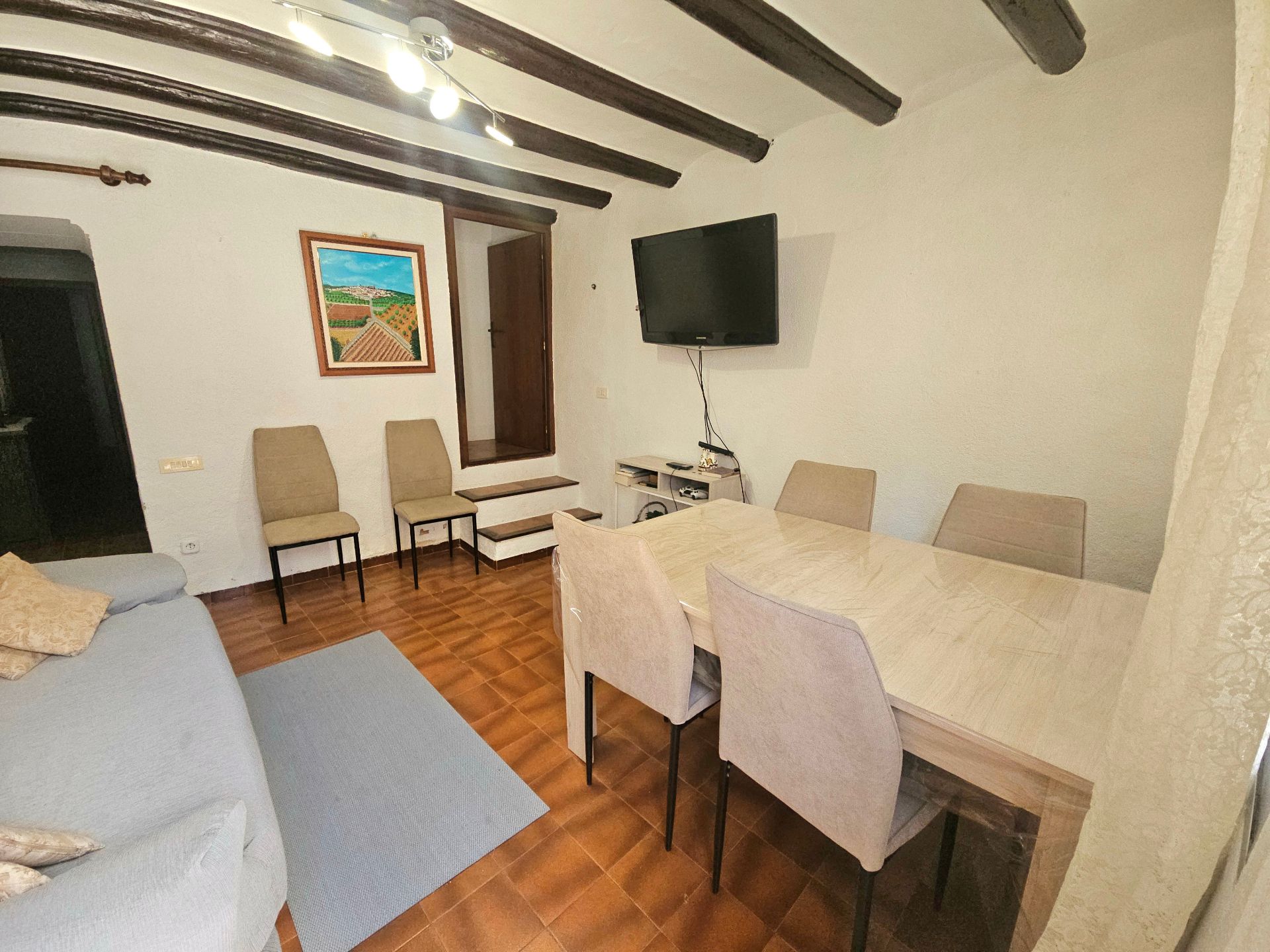 Dining room of House or chalet for sale in Càlig  with Terrace and Furnished