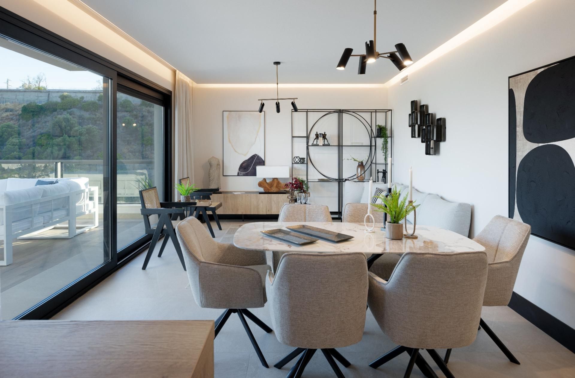 Dining room of Attic for sale in Marbella  with Air Conditioner, Terrace and Storage room