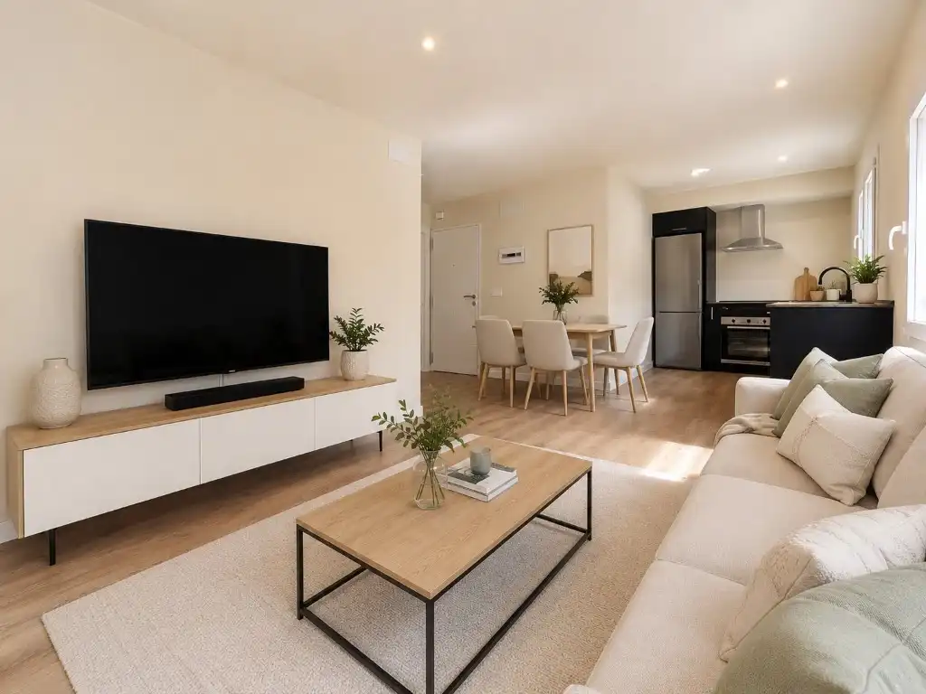 Sala de estar de Piso en venta en Girona