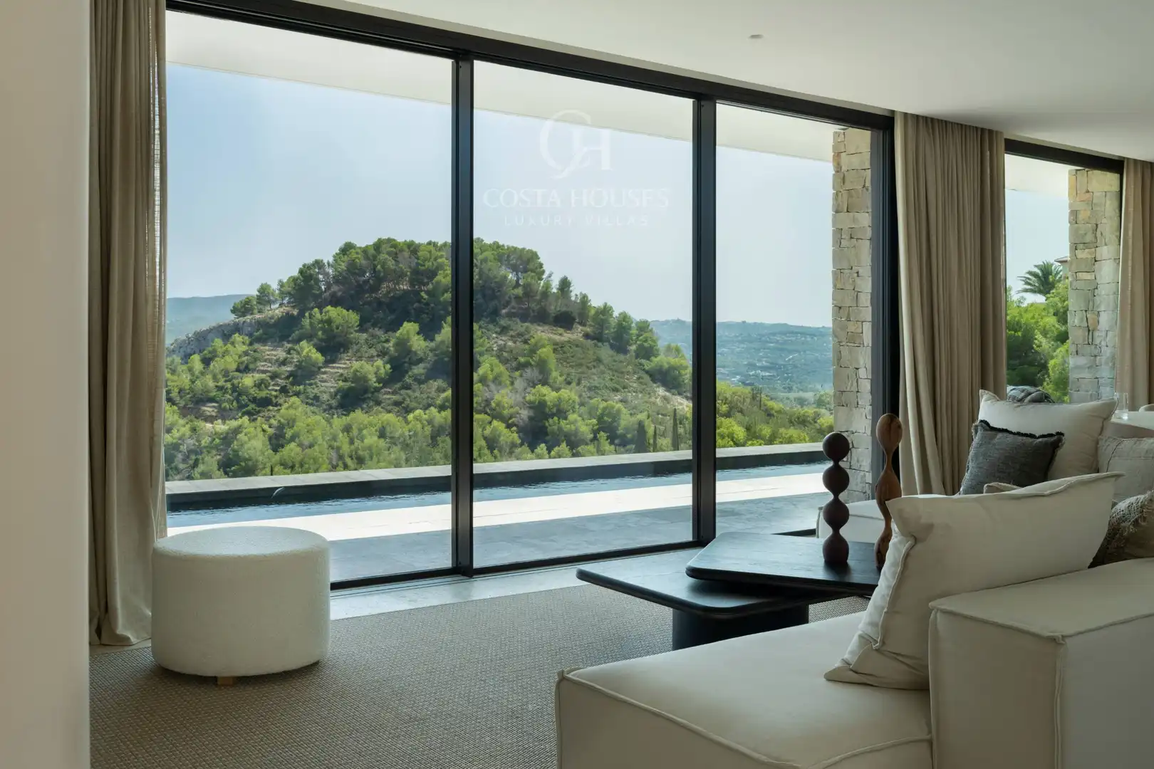 Living room of Houses for sale in Jávea / Xàbia  with Air Conditioner, Private garden and Terrace