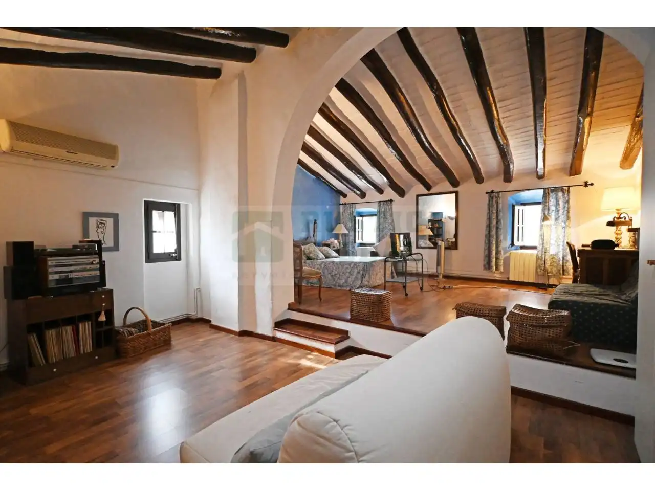 Sala de estar de Finca rústica en venta en Bellcaire d'Empordà con Aire acondicionado y Calefacción