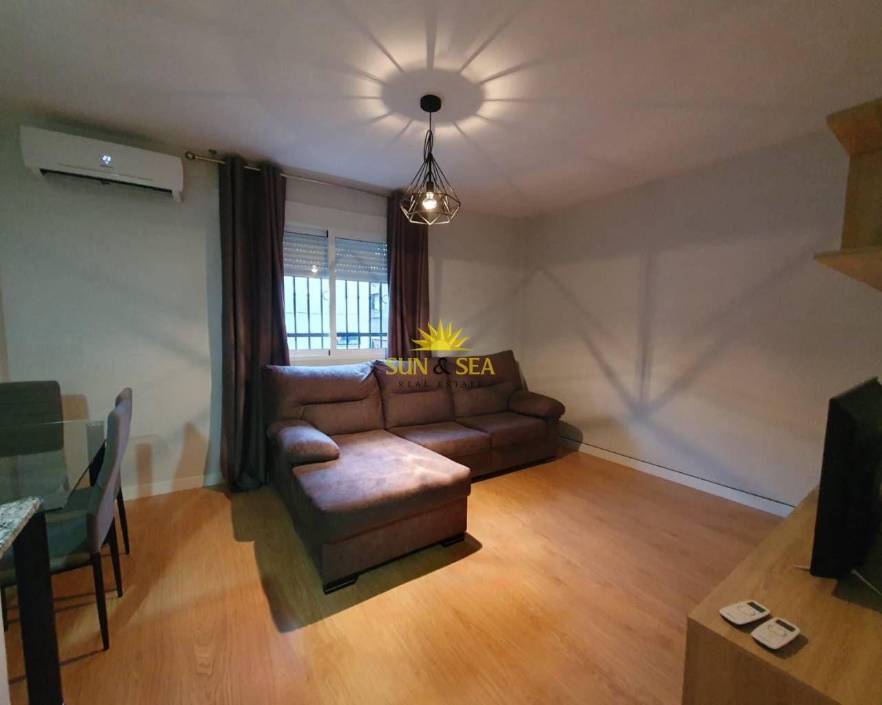 Living room of Planta baja to rent in  Murcia Capital  with Air Conditioner, Heating and Parquet flooring