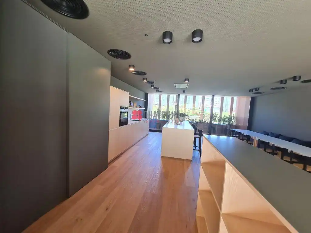 Cocina de Piso de alquiler en Santiago de Compostela  con Calefacción, Terraza y Amueblado