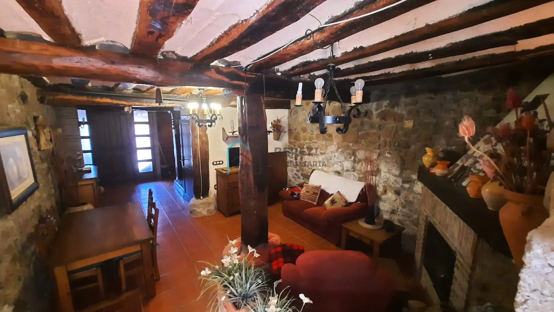 Living room of Houses for sale in Camprovín  with Terrace, Storage room and Furnished