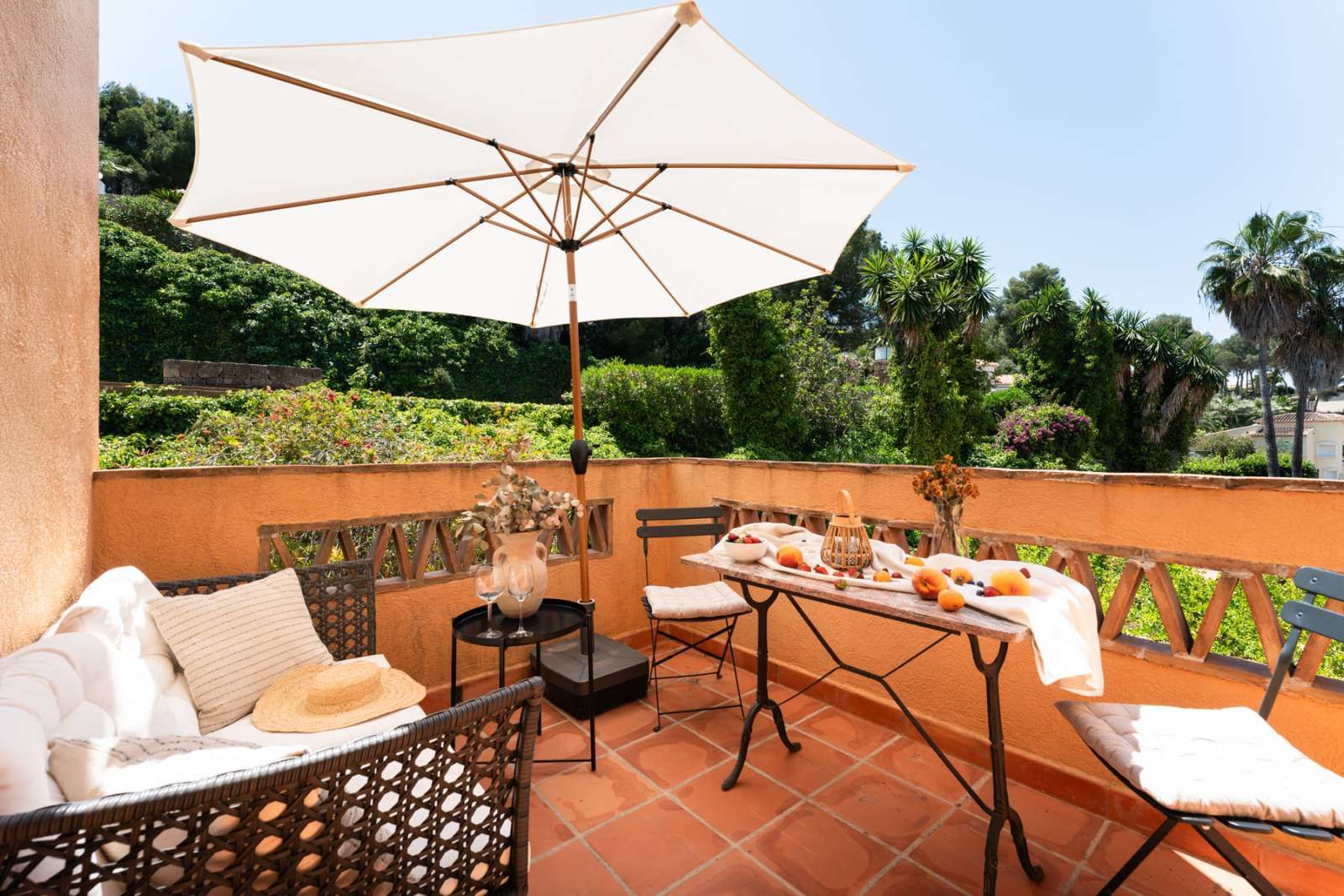 Terrassa de Apartament per a compartir en Pedreguer amb Aire condicionat, Terrassa i Moblat