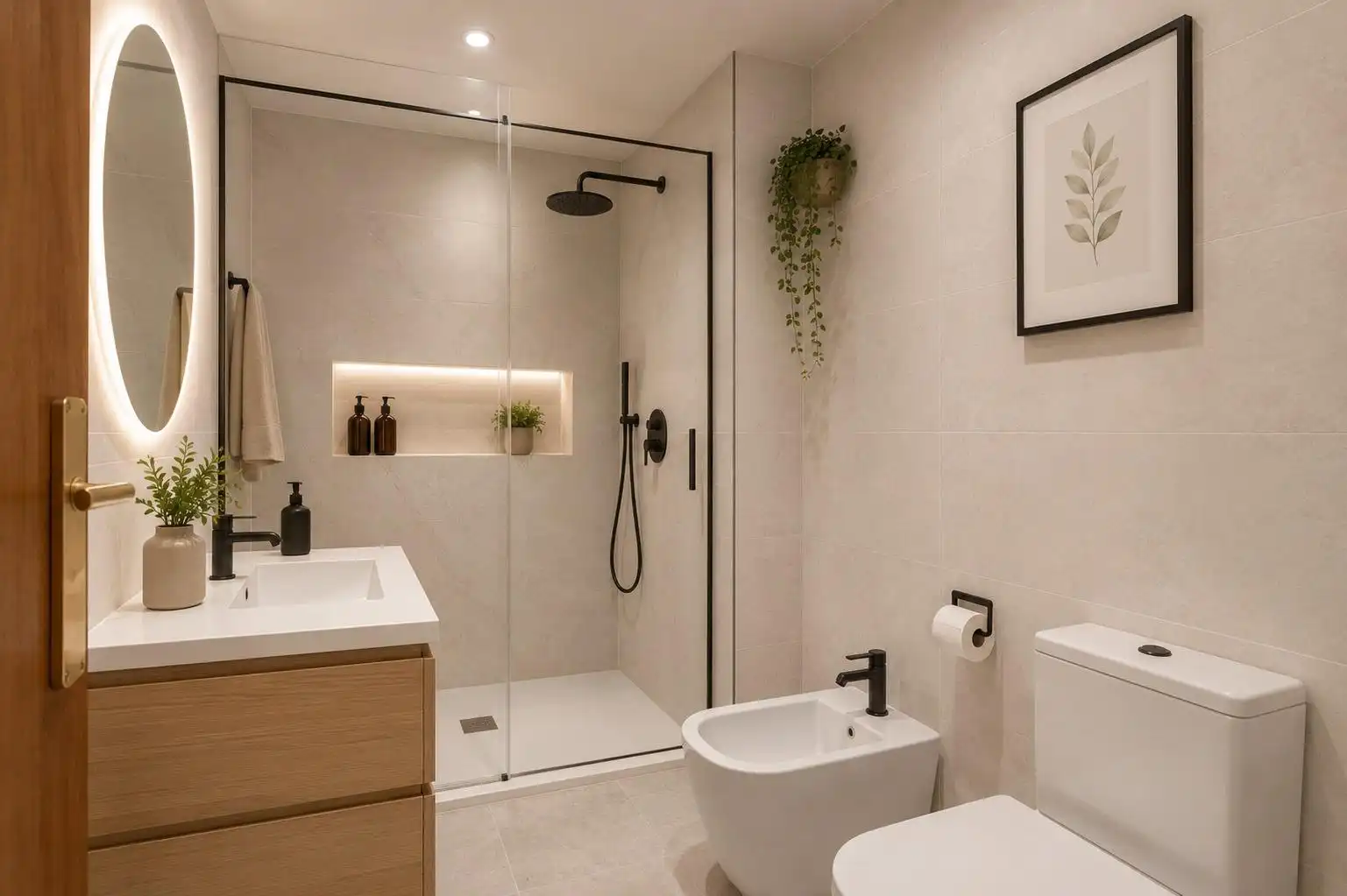 Bathroom of Flat for sale in Barcelona  with Air Conditioner, Heating and Terrace