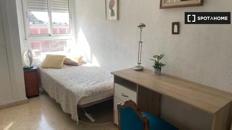 Habitación de Piso de alquiler en Alicante / Alacant con Aire acondicionado, Calefacción y Amueblado