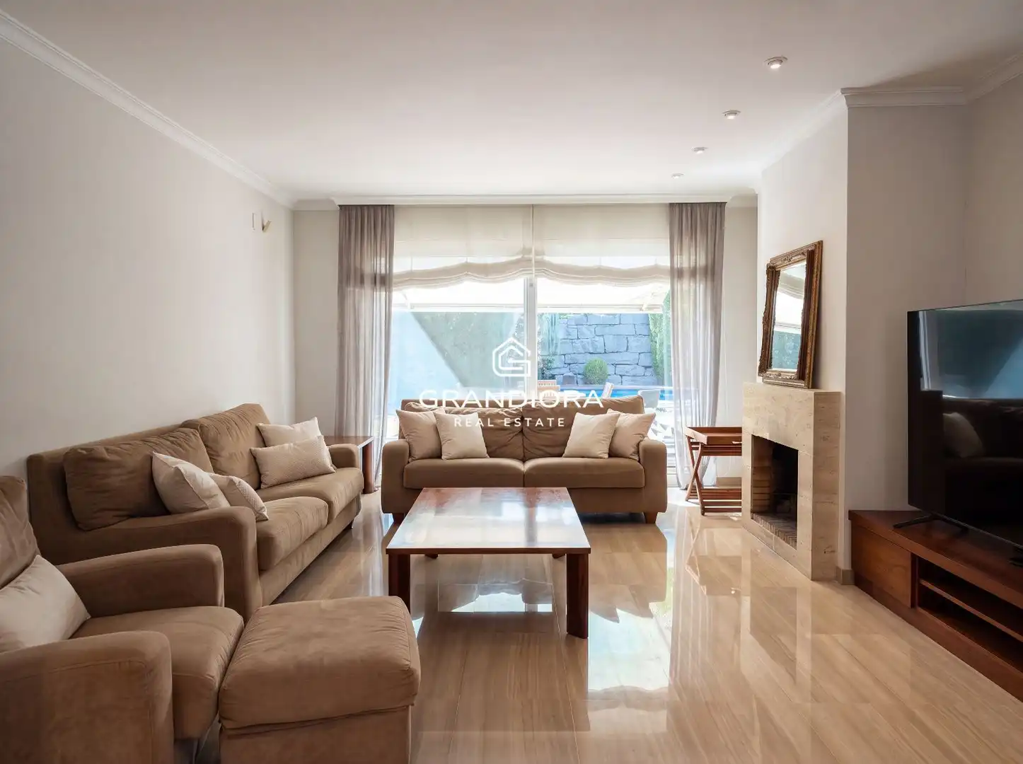Sala de estar de Casa o chalet en venta en Manresa con Aire acondicionado, Calefacción y Terraza