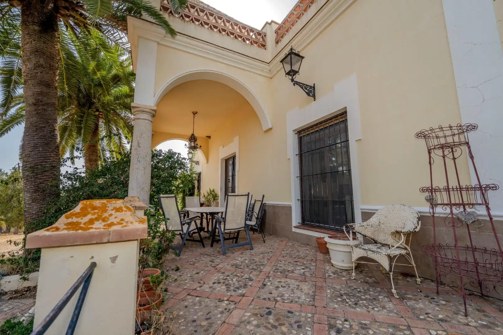 Terrasse von Country house zum Verkauf in Ayamonte mit Klimaanlage, Heizung und Privatgarten