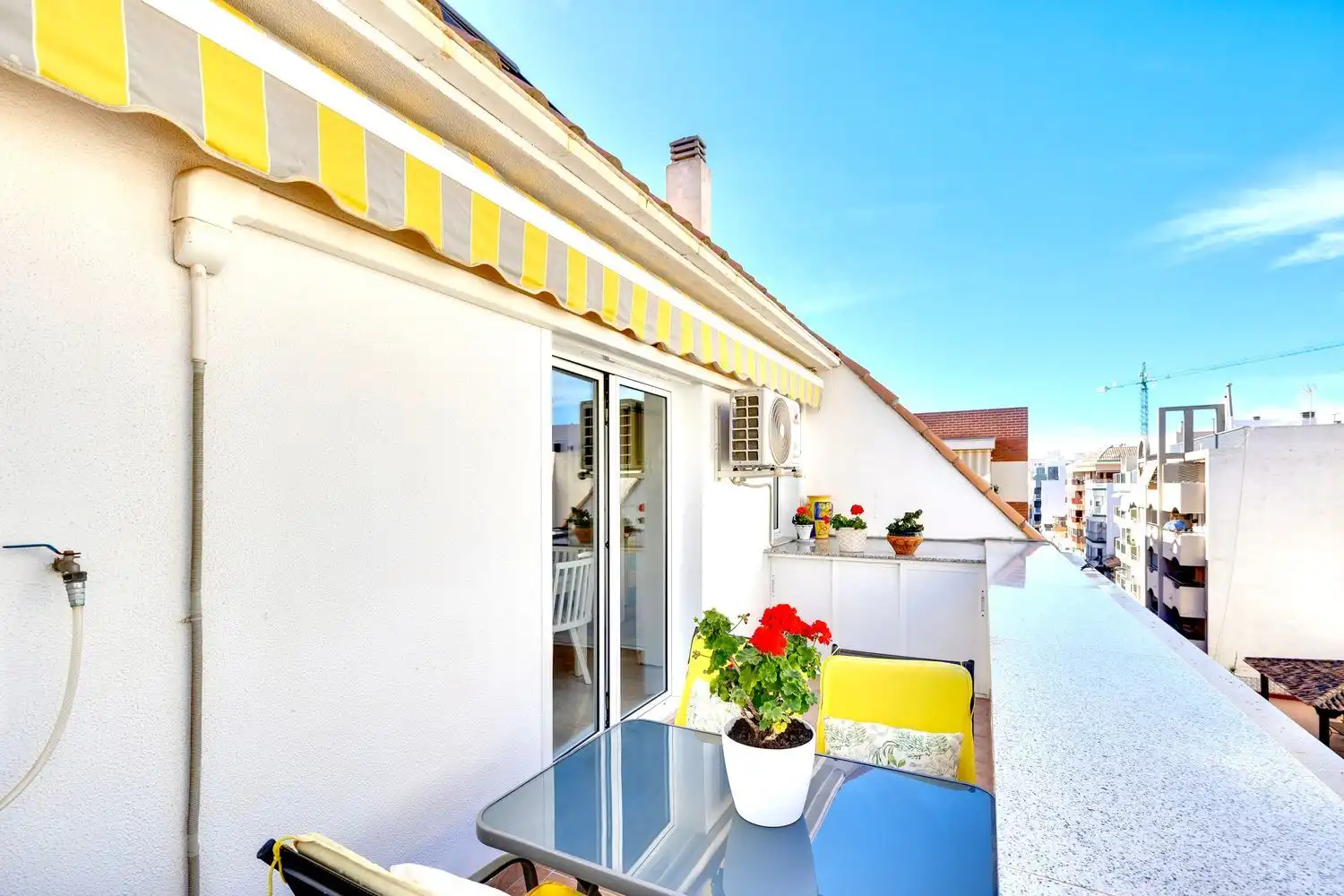 Terrace of Duplexes for sale in Torrevieja  with Air Conditioner, Heating and Terrace
