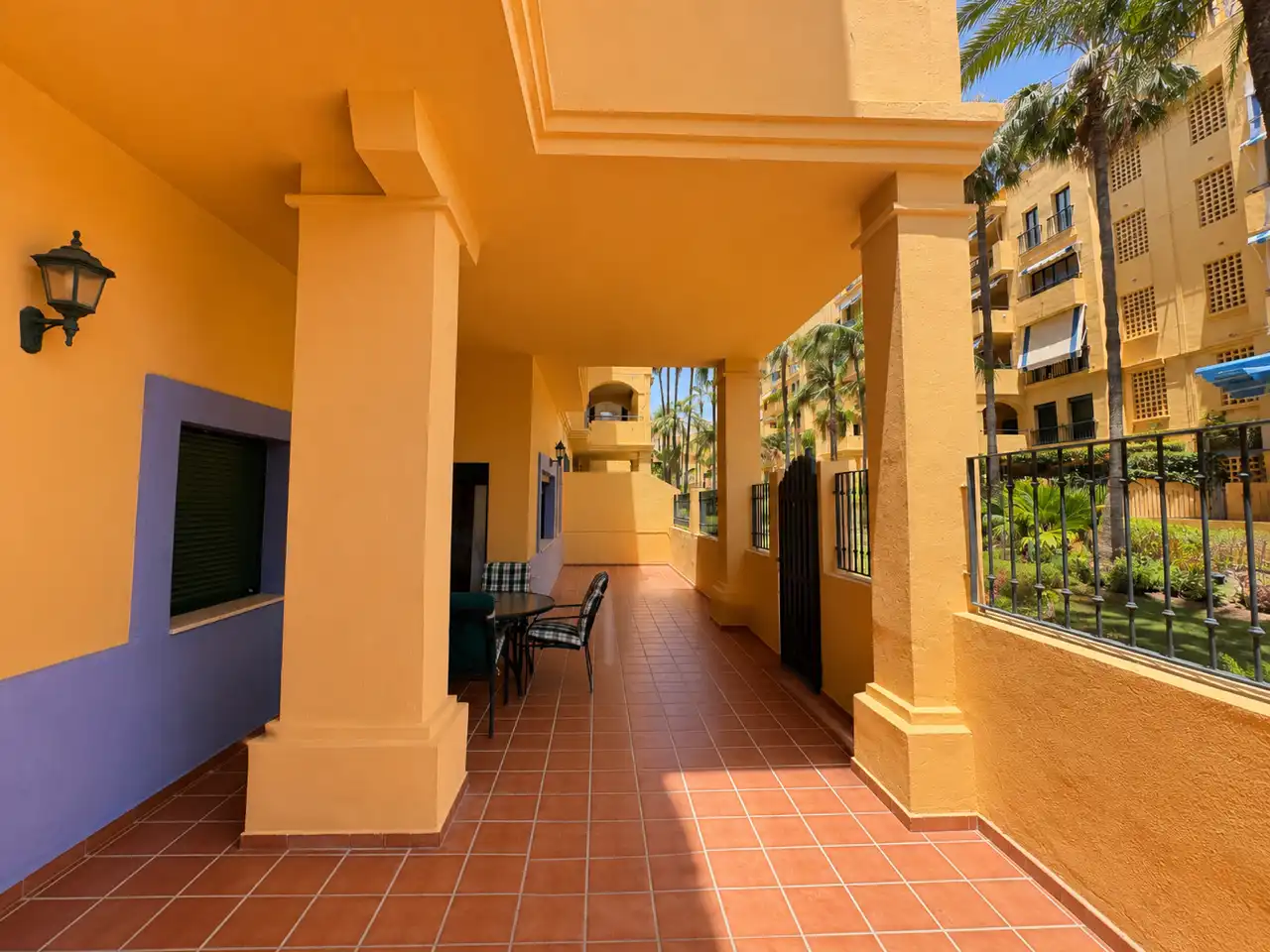 Terrasse von Wohnung zur Miete in Marbella mit Klimaanlage, Heizung und Terrasse