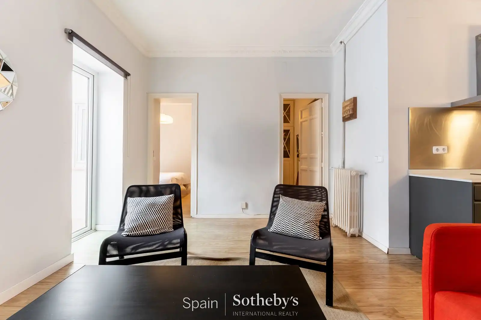 Sala d'estar de Apartament en venda en Madrid amb Aire condicionat, Calefacció i Terrassa