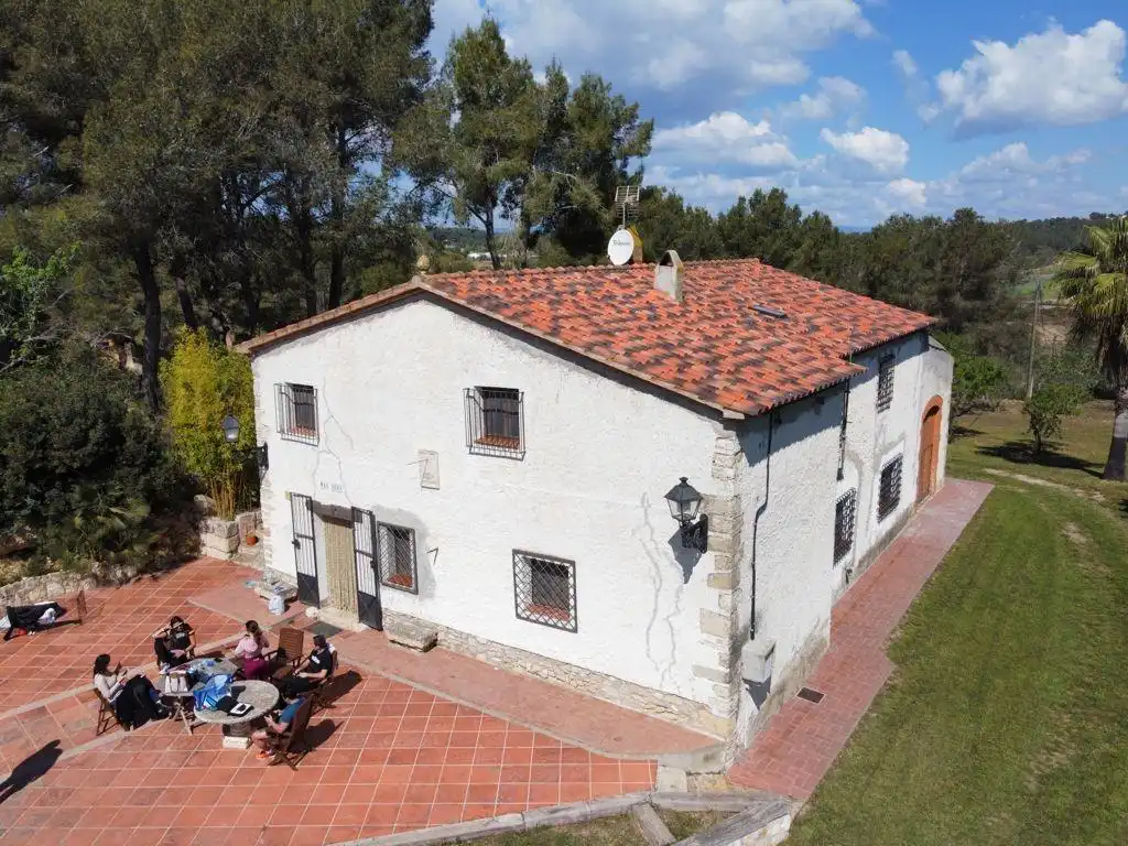 Vista exterior de Finca rústica en venda en El Catllar  amb Calefacció, Jardí privat i Piscina