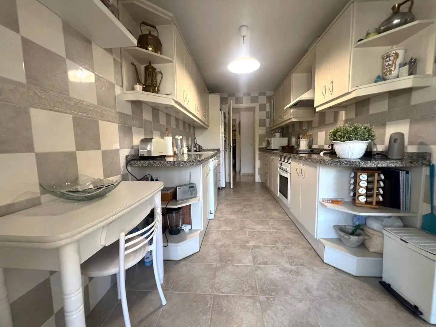 Cocina de Piso en venta en Fuengirola con Aire acondicionado, Jardín privado y Terraza
