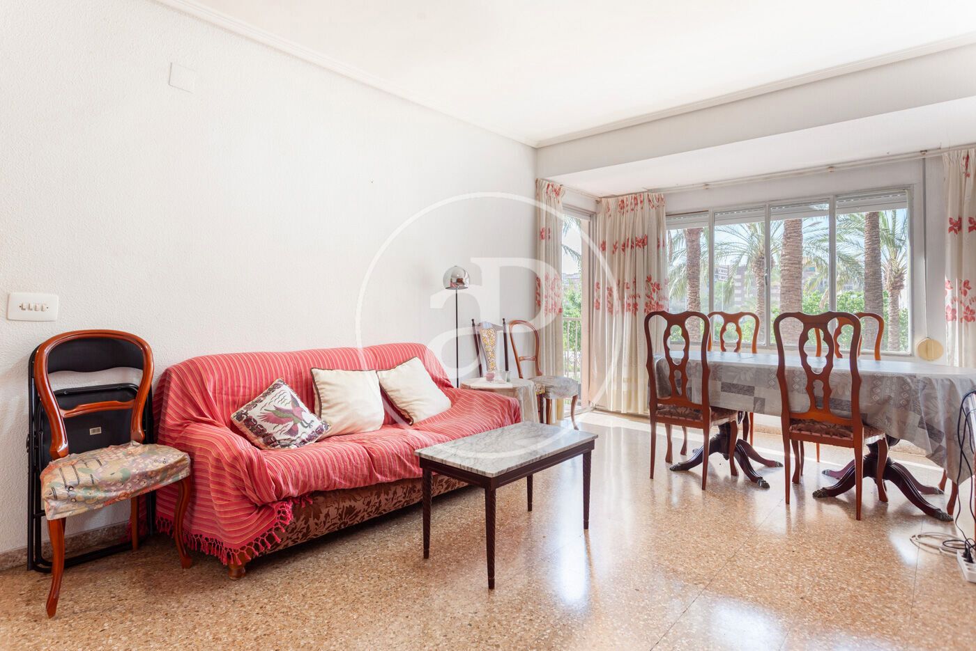 Exterior view of Flat to rent in  Valencia Capital  with Heating, Furnished and Balcony
