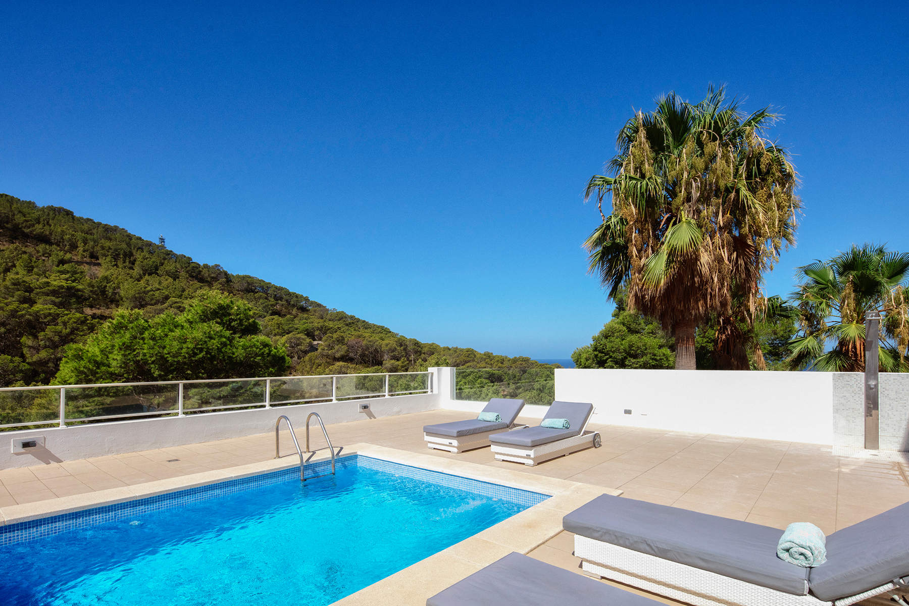 Swimming pool of House or chalet for sale in Sant Josep de sa Talaia  with Air Conditioner, Private garden and Terrace