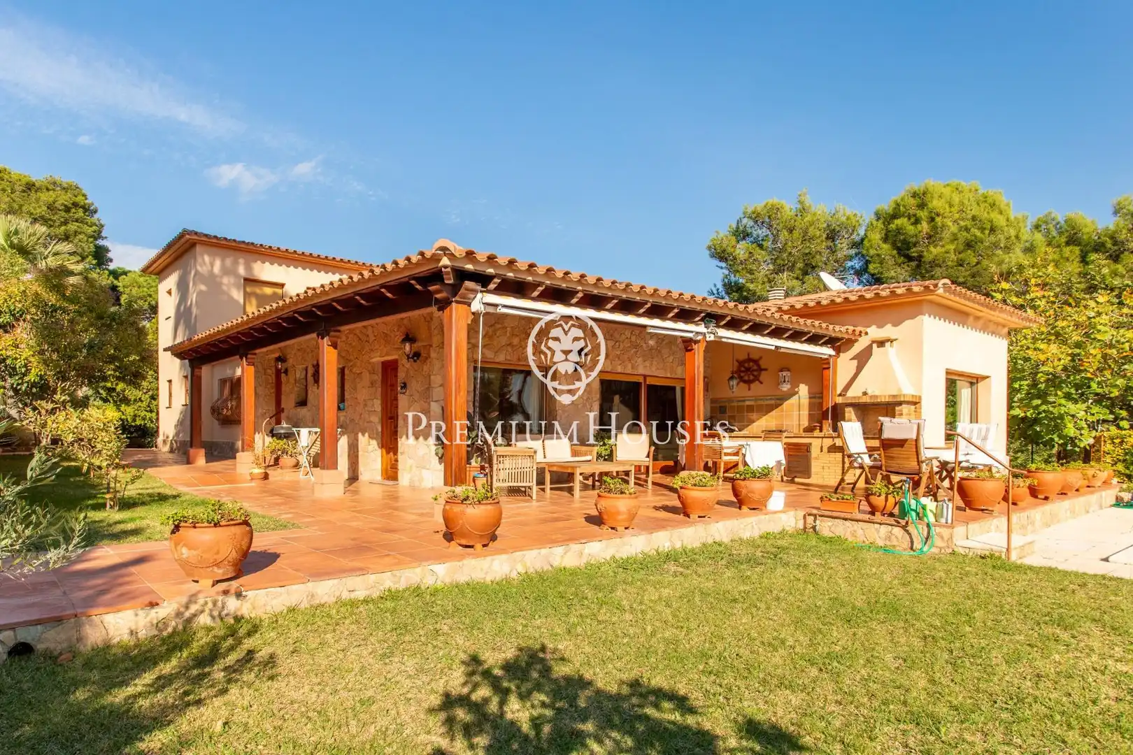 Jardí de Casa o xalet en venda en Lloret de Mar amb Calefacció, Jardí privat i Piscina
