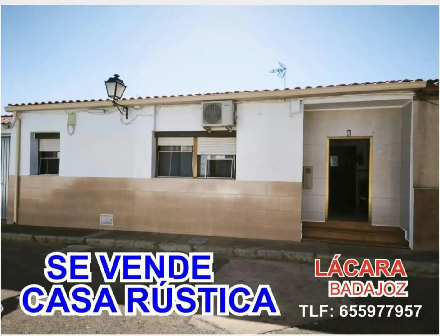 Vista exterior de Planta baja en venta en Montijo con Aire acondicionado