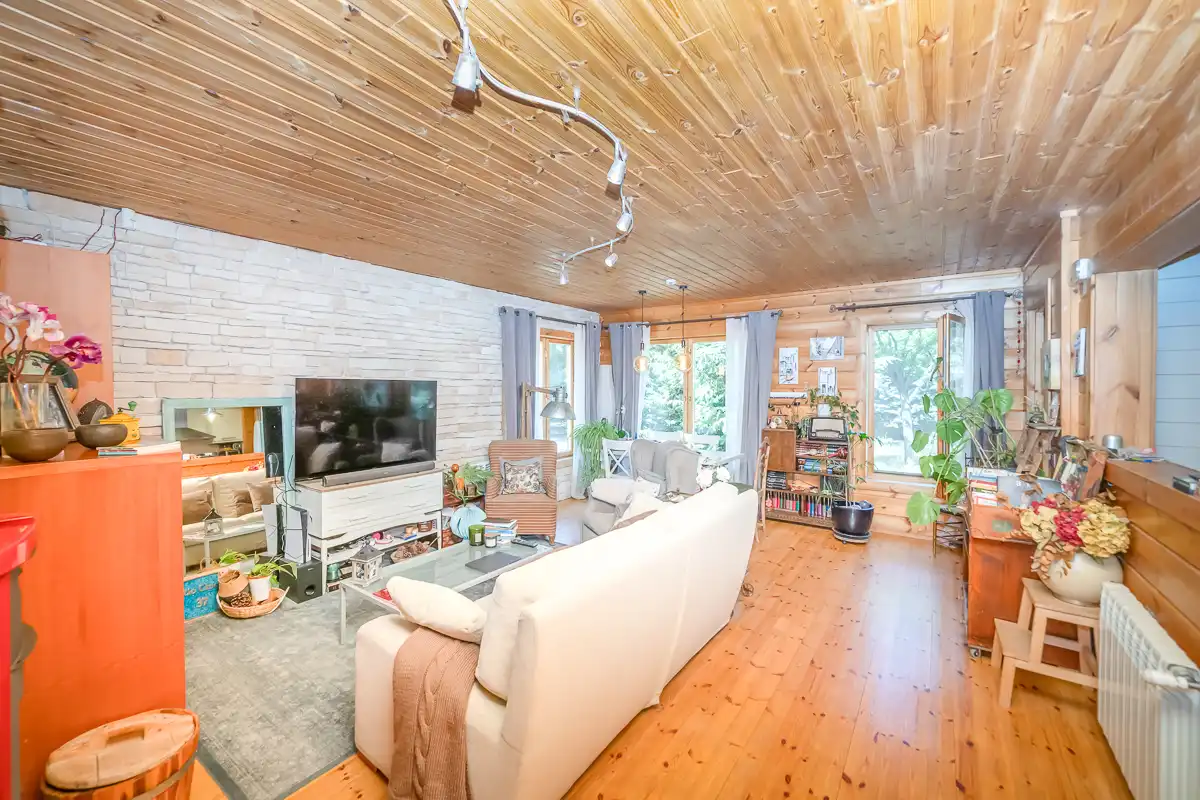 Wohnzimmer von Haus oder Chalet zum Verkauf in Valdemorillo mit Klimaanlage, Privatgarten und Terrasse