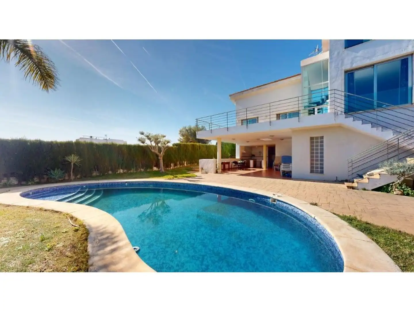 Piscina de Casa o xalet en venda en Rocafort amb Jardí privat, Terrassa i Piscina