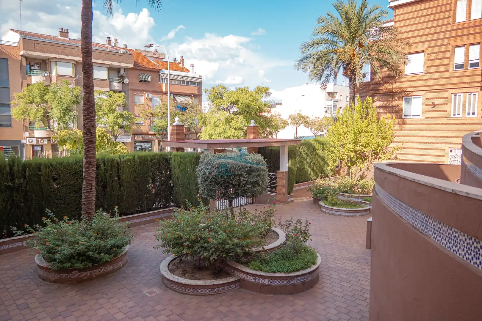 Terrasse von Wohnung zur Miete in Linares mit Klimaanlage, Möbliert und Ofen