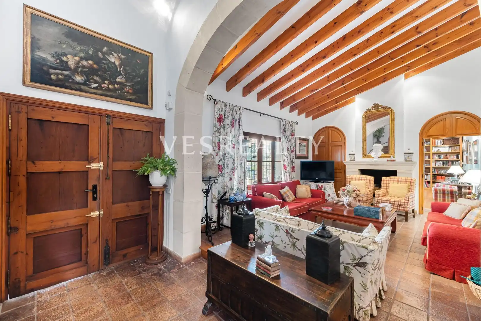 Sala d'estar de Casa o xalet en venda en Alicante / Alacant amb Calefacció, Jardí privat i Terrassa