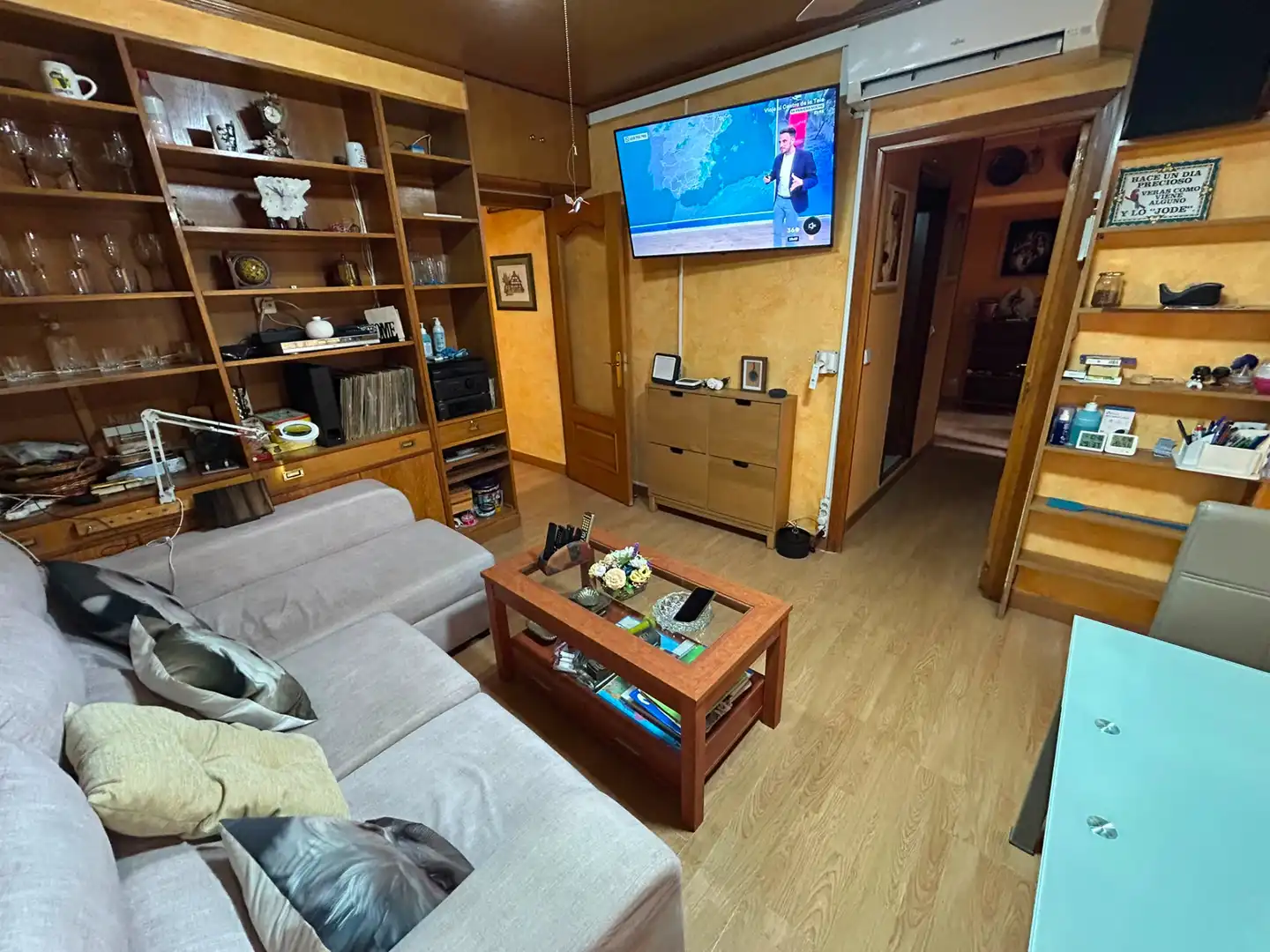Sala d'estar de Pis en venda en Mejorada del Campo amb Aire condicionat i Forn