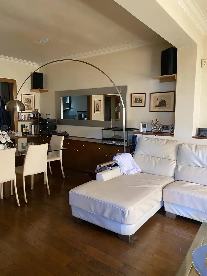 Sala d'estar de Pis en venda en Barcelona amb Aire condicionat, Calefacció i Parquet